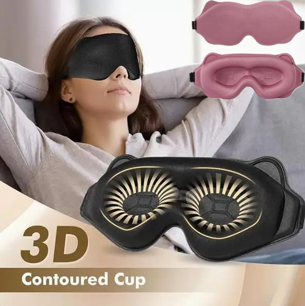 3D Printing Mask - Máscara de dormir 3D que bloqueia