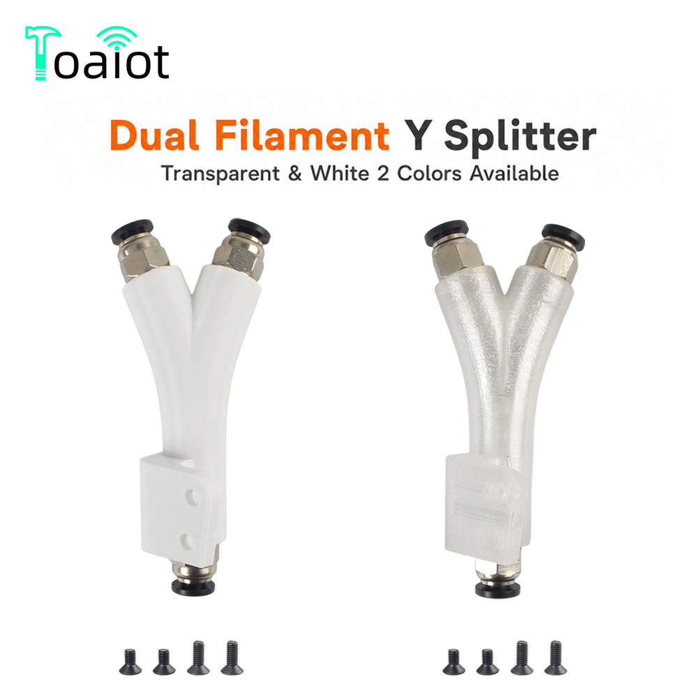 3D Printing Industry - Filamento Duplo Transparente e Branco Toaiot