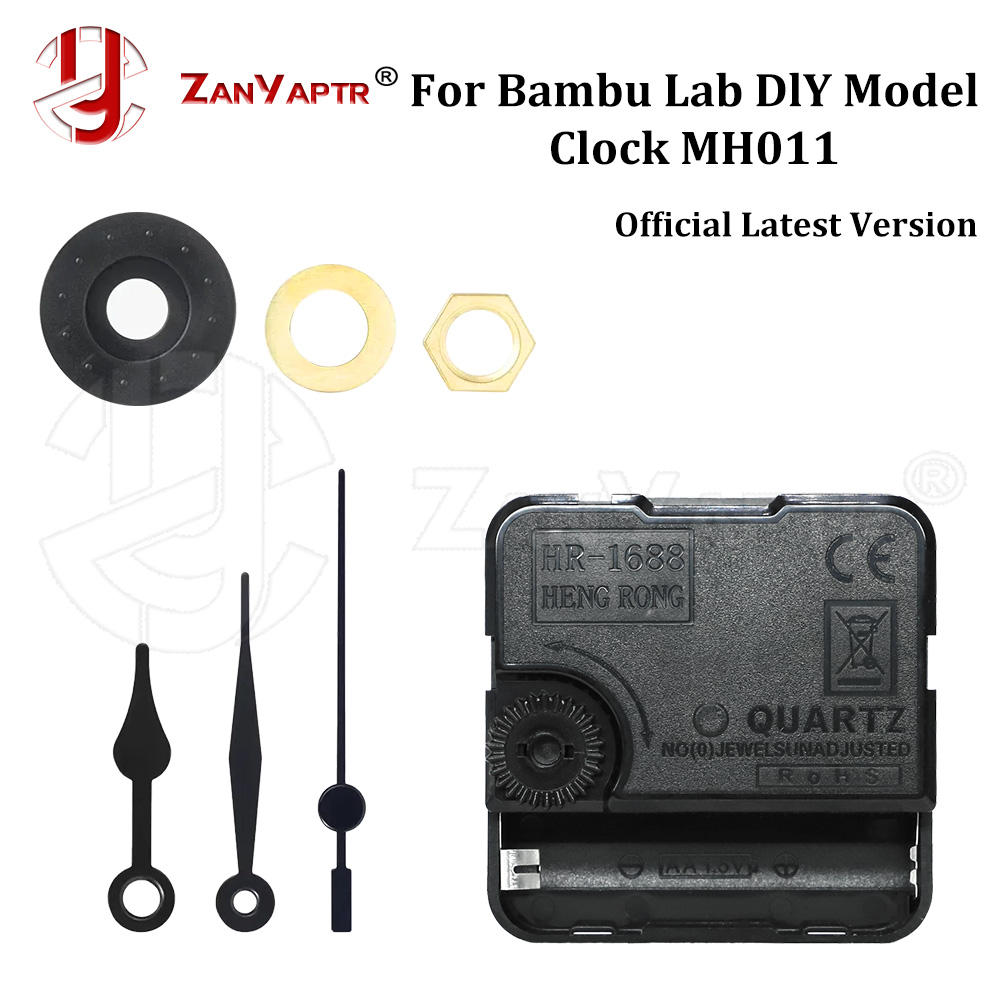 3D Printing Bambu Lab - Kit de Componentes de Relógio para