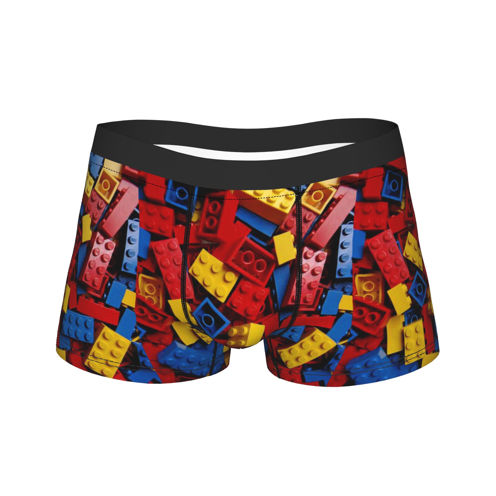 3D Printing Lego Bricks - Cuecas masculinas com estampa de tijolos