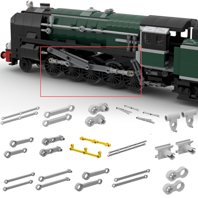 3D Printing Lego Bricks - QWERT Rodas de Trem Padrão para