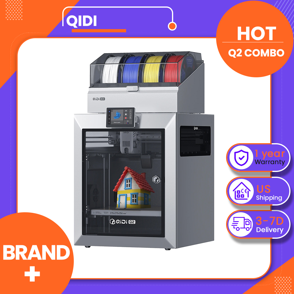 3D Printing Online Service - Impressora 3D QIDI Q2 Combo, impressão
