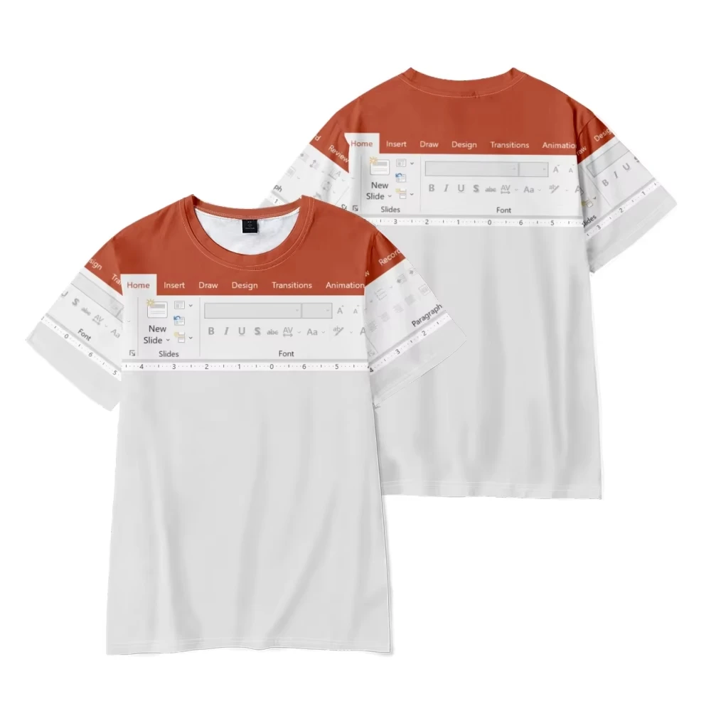 3D Printing Online Service - Camisa Havaiana Excel, Camiseta Masculina da