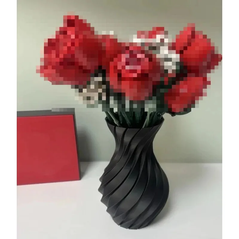 Vaso para buquê de rosas lego, - 3D Printing Lego Bricks avaliação e preço