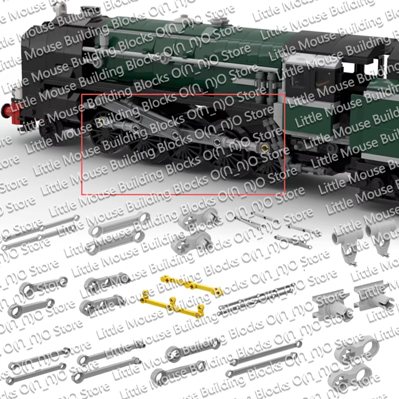 QWERT Rodas de Trem Padrão par - 3D Printing Lego Bricks avaliação e preço