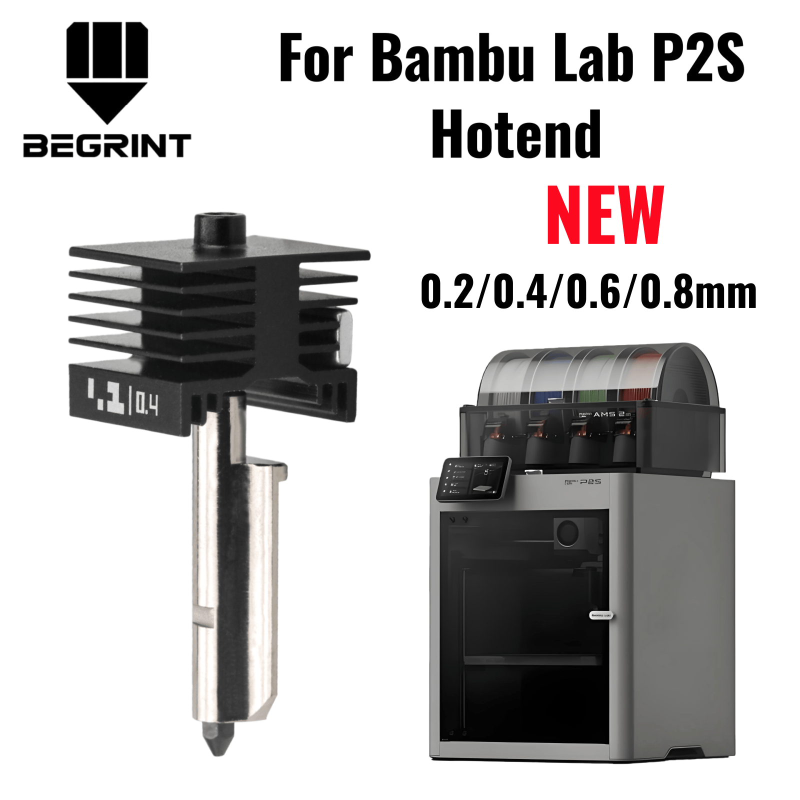 Para Bambu Lab P2S X2D Hotend  - 3D Printing Bambu Lab avaliação e preço