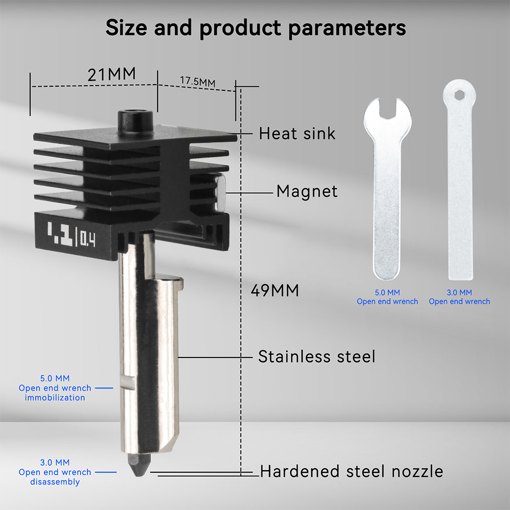 Para Bambu Lab P2S X2D Hotend  - 3D Printing Bambu Lab avaliação e preço