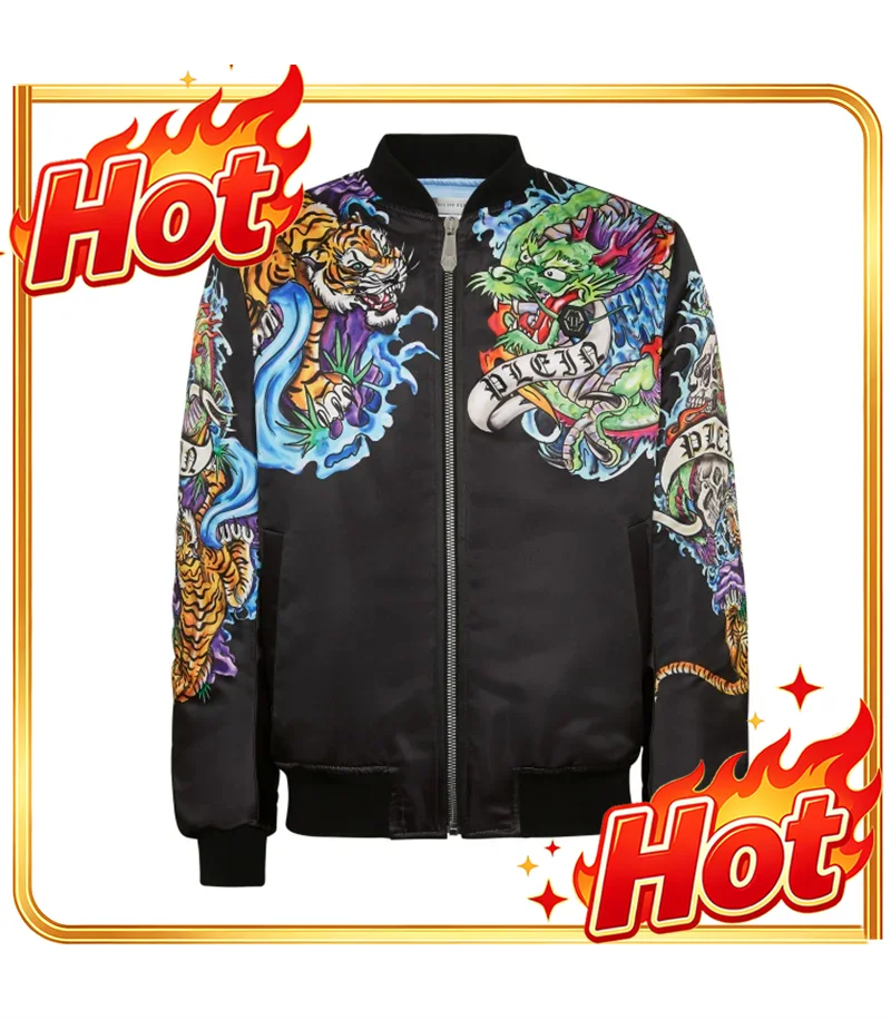 Jaqueta Bomber Masculina Casua - 3D Printing Mask avaliação e preço